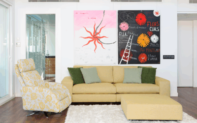 5 Ideas para vestir la pared del sofá